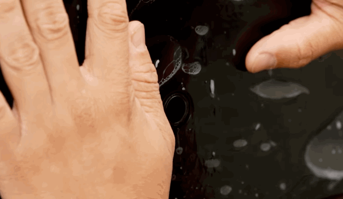 hand-fitting ppf on a car