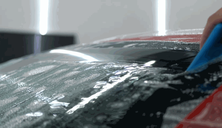 windshield protective film application