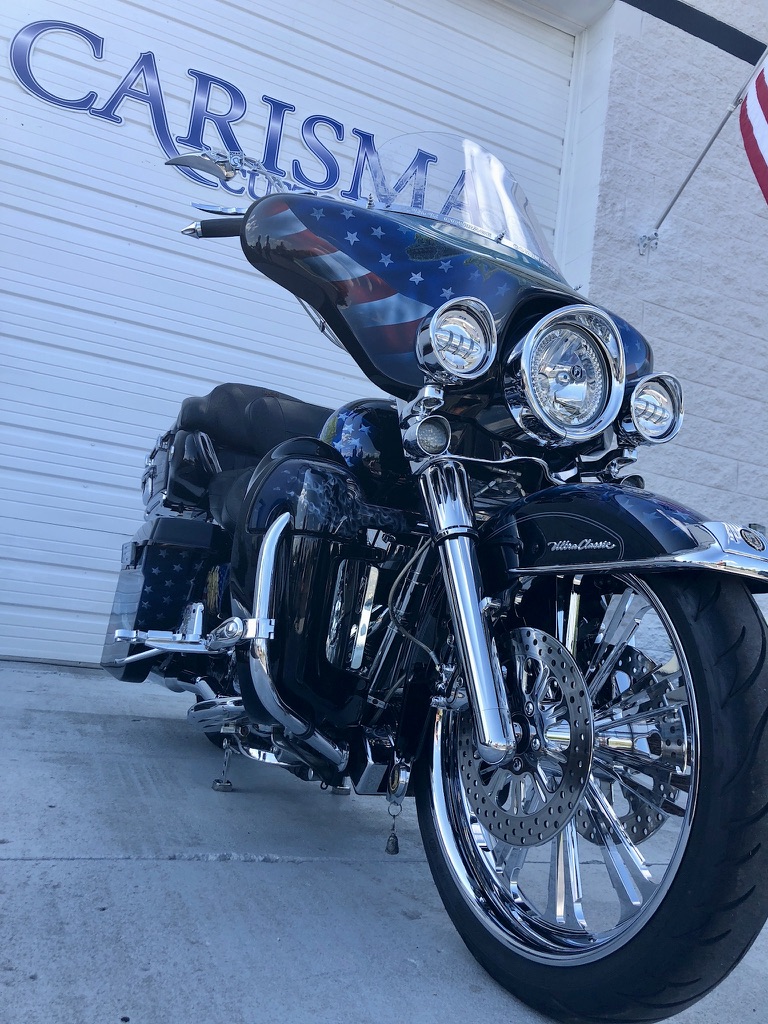 Harley Davidson exterior detailing service from Carisma Customs