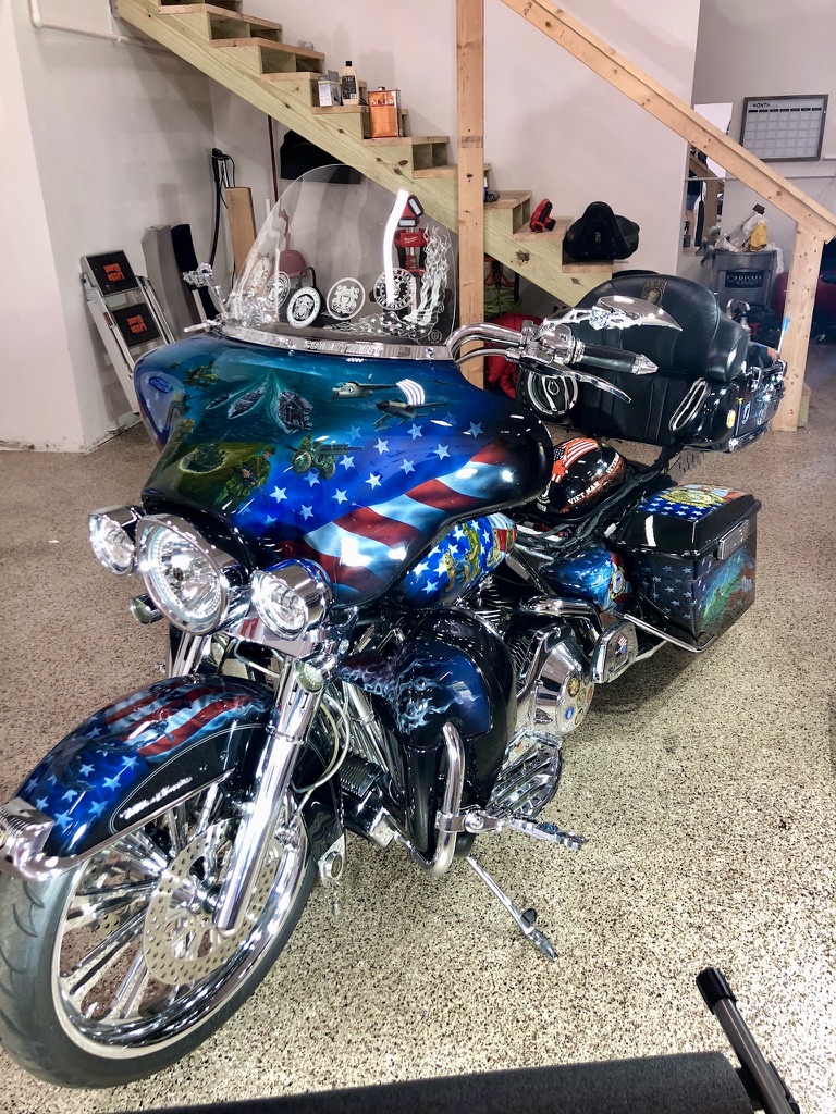 Custom Harley Davidson Motorcycle auto spa work from Carisma Customs