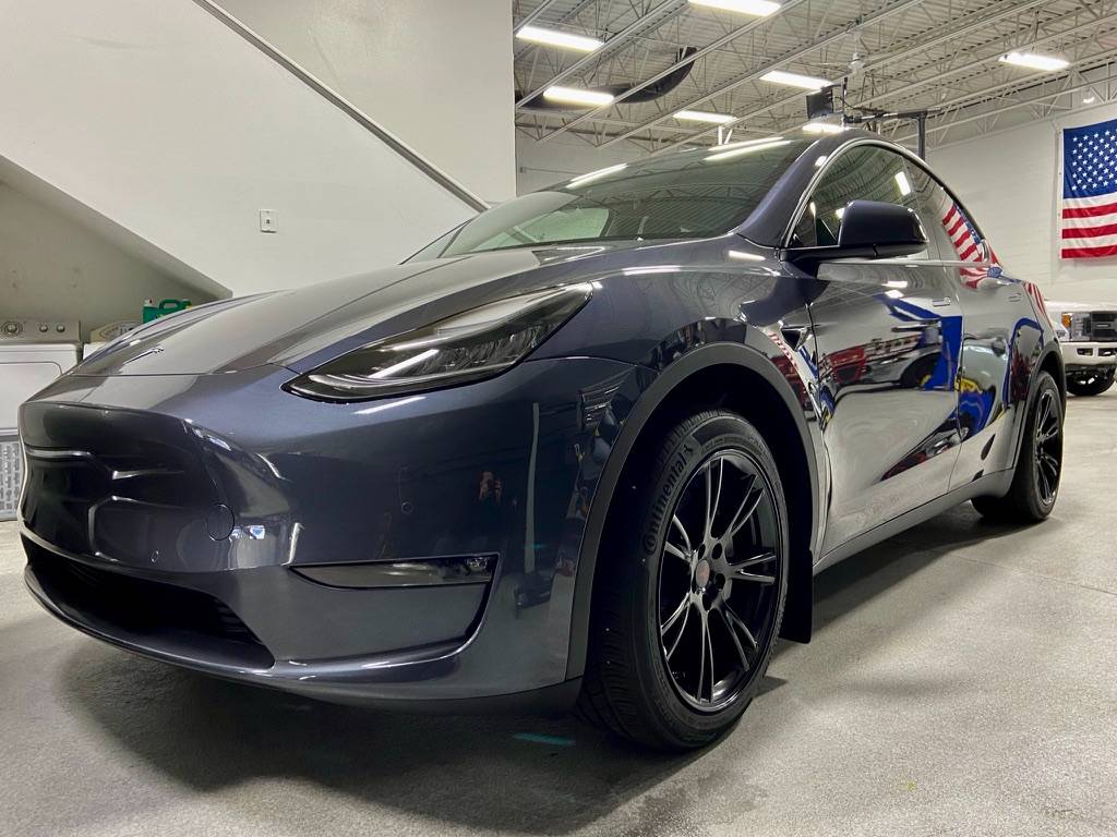 Tesla Model Y auto spa work from Carisma Customs