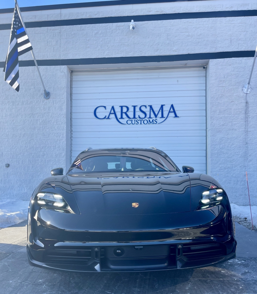 Porsche Taycan auto spa work from Carisma Customs