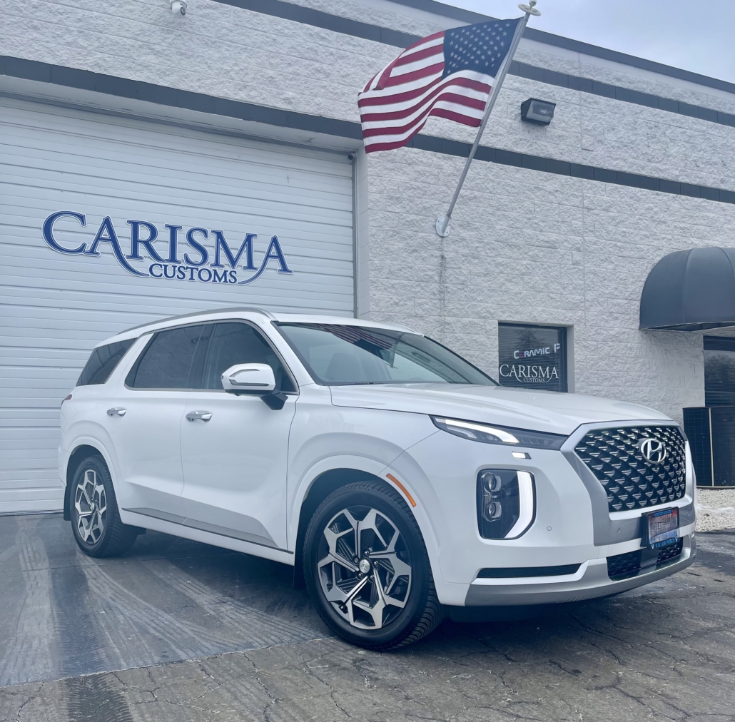 Hyundai Palisade auto spa work from Carisma Customs