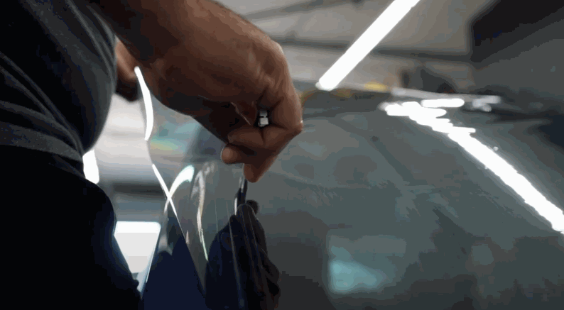 window tint smoothing process