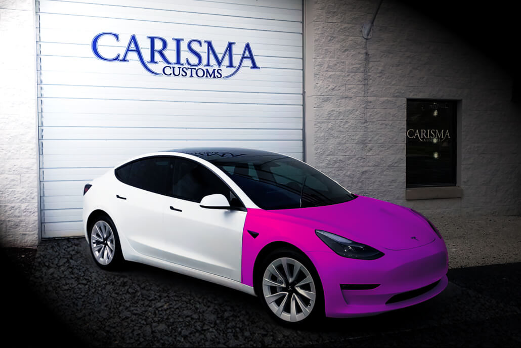 Full front of vehicle paint protection film